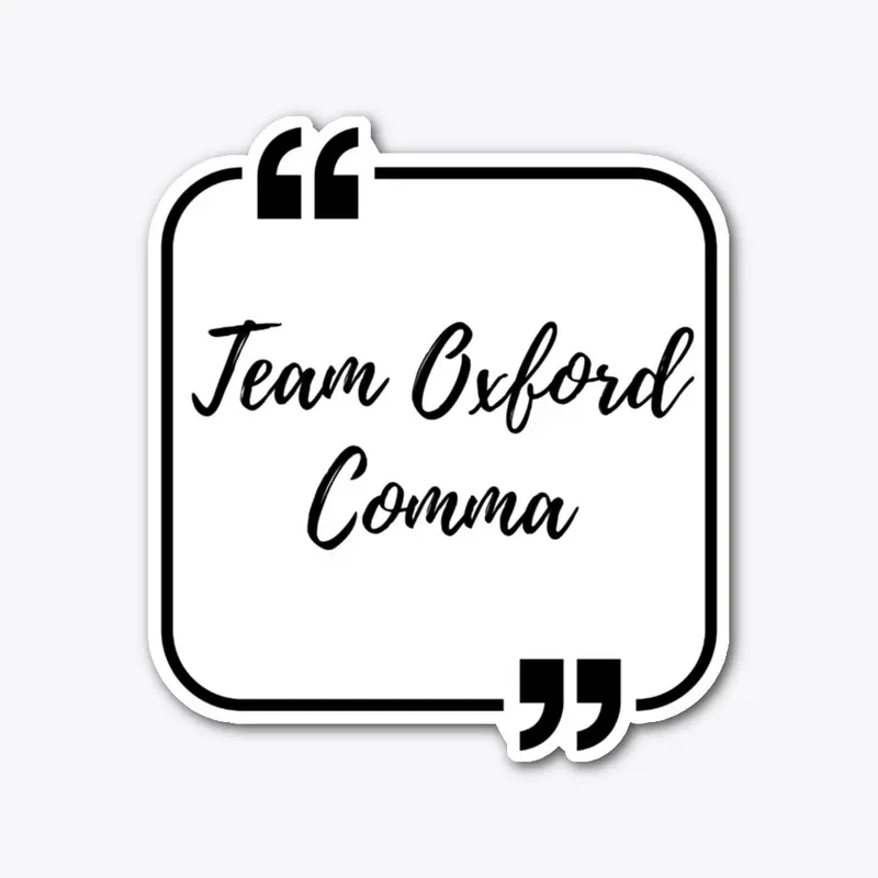 Team Oxford Comma